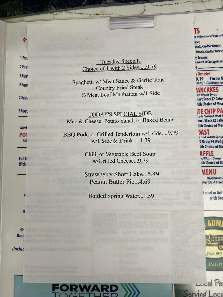 Village Inn Family Restaurant - Bloomington, IN menu_pic