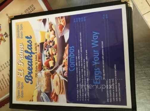 El Primo Mexican Restaurant 2 - Joliet, IL menu_pic