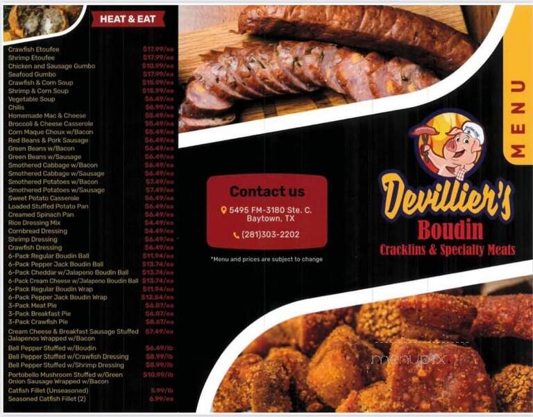 Devillier's Boudin - Baytown, TX