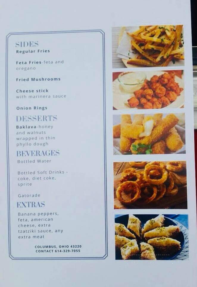 Greek Village On the Go - Columbus, OH menu_pic