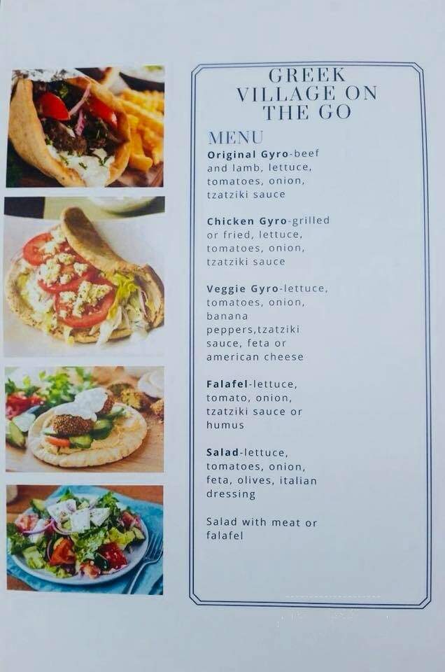 Greek Village On the Go - Columbus, OH menu_pic