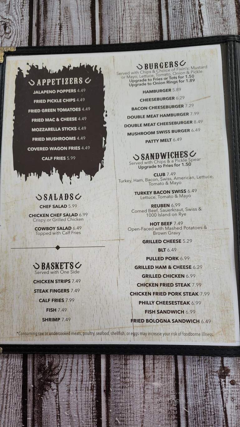 J's Country Kitchen - Kellyville, OK menu_pic