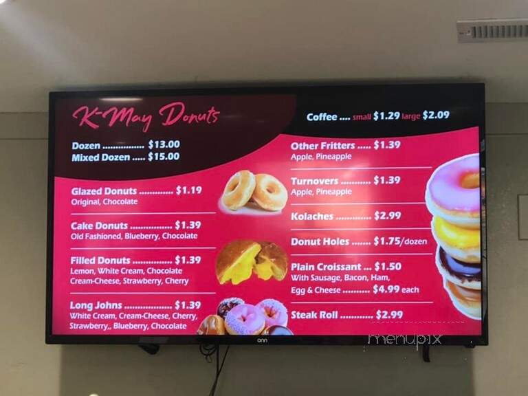 K-May Donuts - Meridianville, AL menu_pic