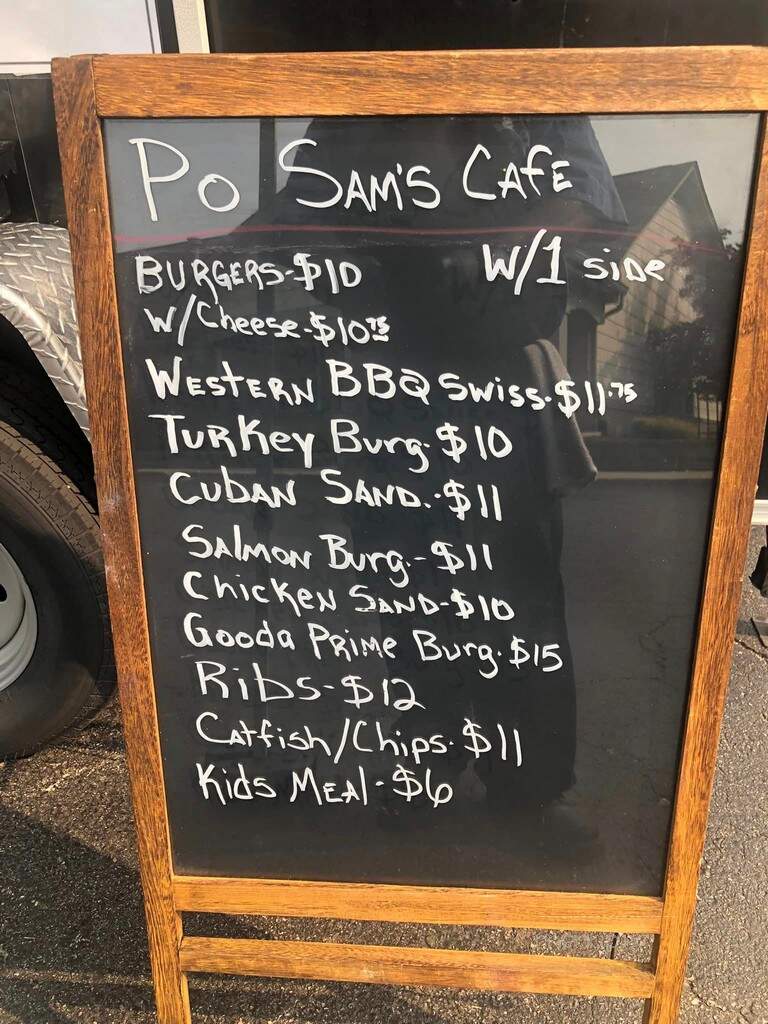 Po Sams Cafe - Waterford Township, MI menu_pic