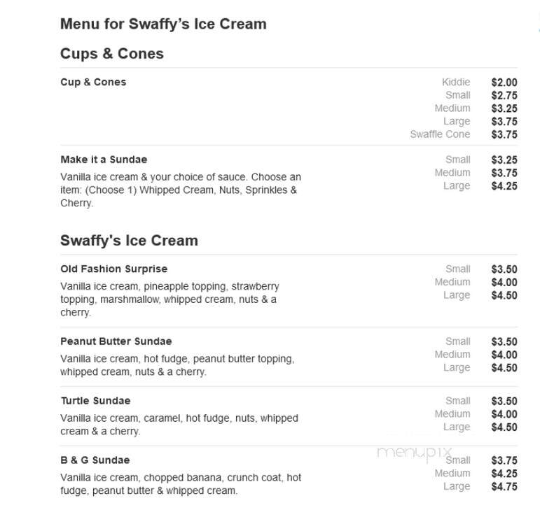 Swaffy's Ice Cream - Monroe, OH