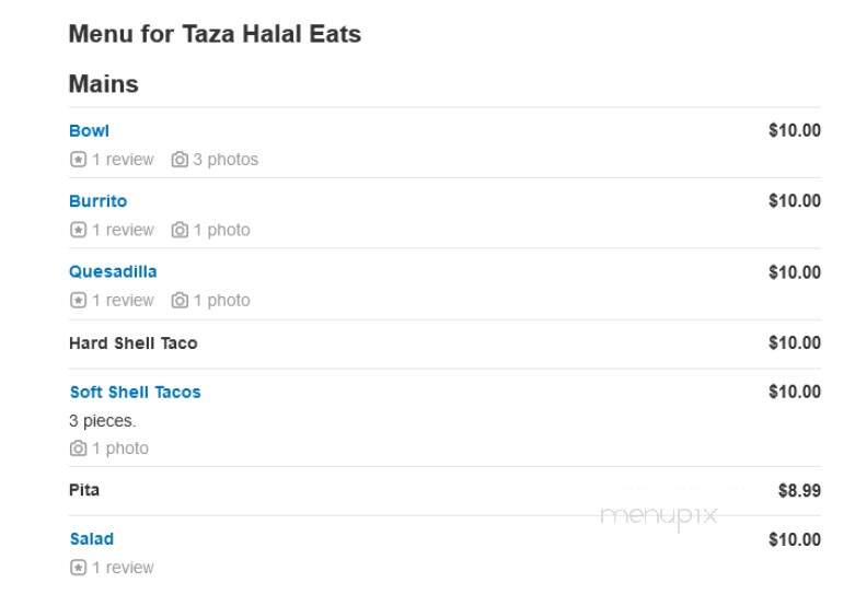 Taza Halal Eats - New York, NY