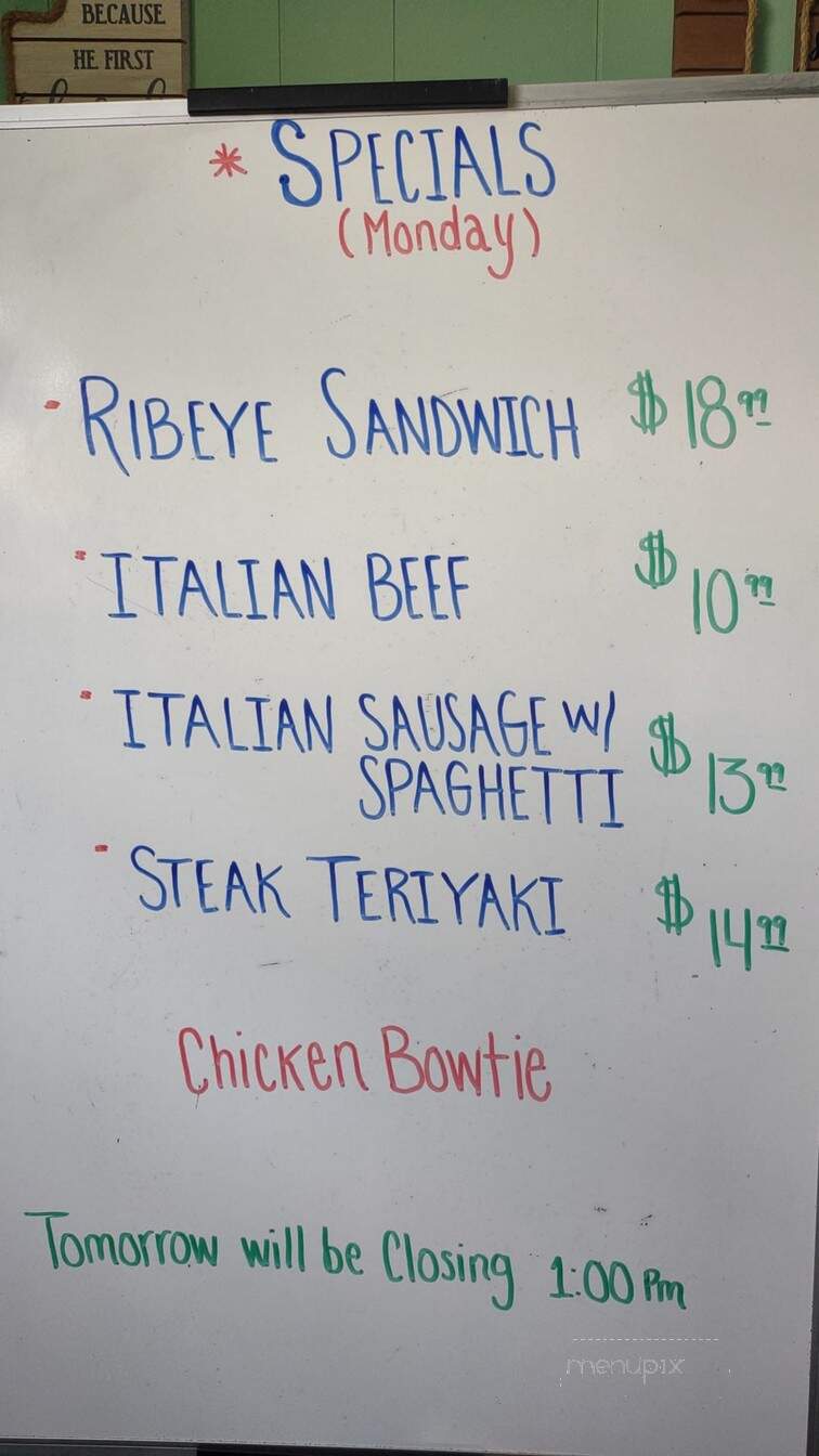 Maria's Cafe Bistro - Ottawa, IL menu_pic