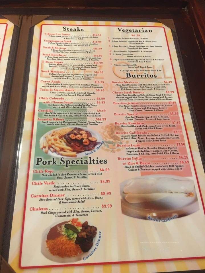 Senor Lopez - Muskogee, OK menu_pic