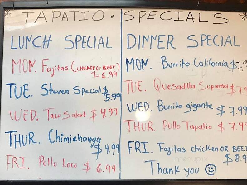 Tapatio Mexican Restaurant - Shawnee, OK