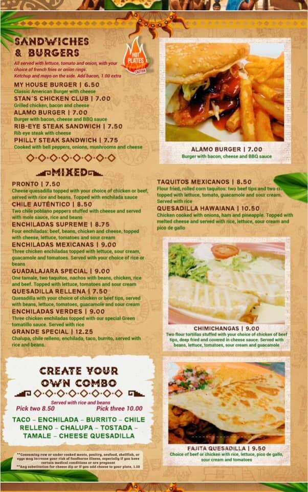 Mi Casa Azteca Mexican Restaurant - Independence, VA menu_pic