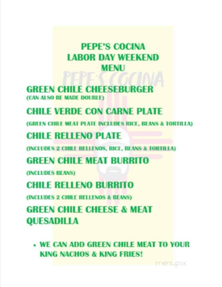 Pepe's Cocina - Hatch, NM