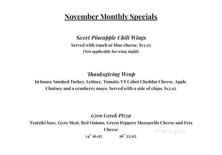 Arlington Ramuntos - Arlington, VT menu_pic