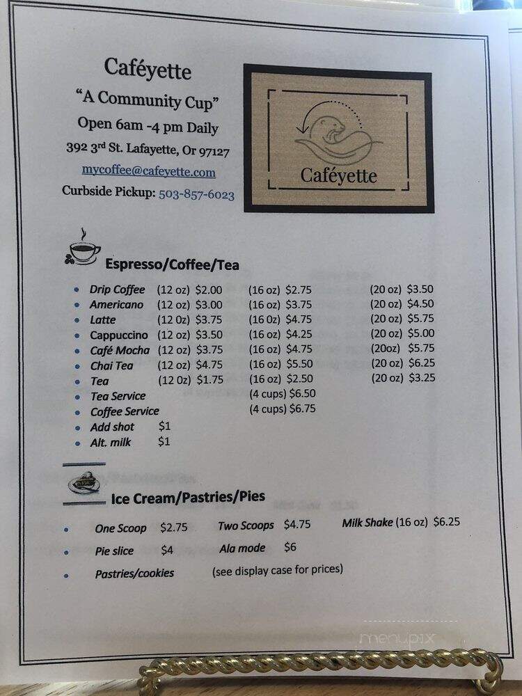 Cafeyette - Lafayette, OR