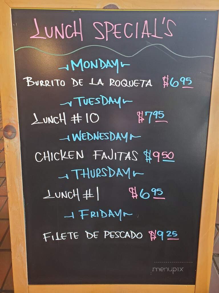 Puerto Nuevo Fresh Mex and Seafood - Abingdon, VA menu_pic