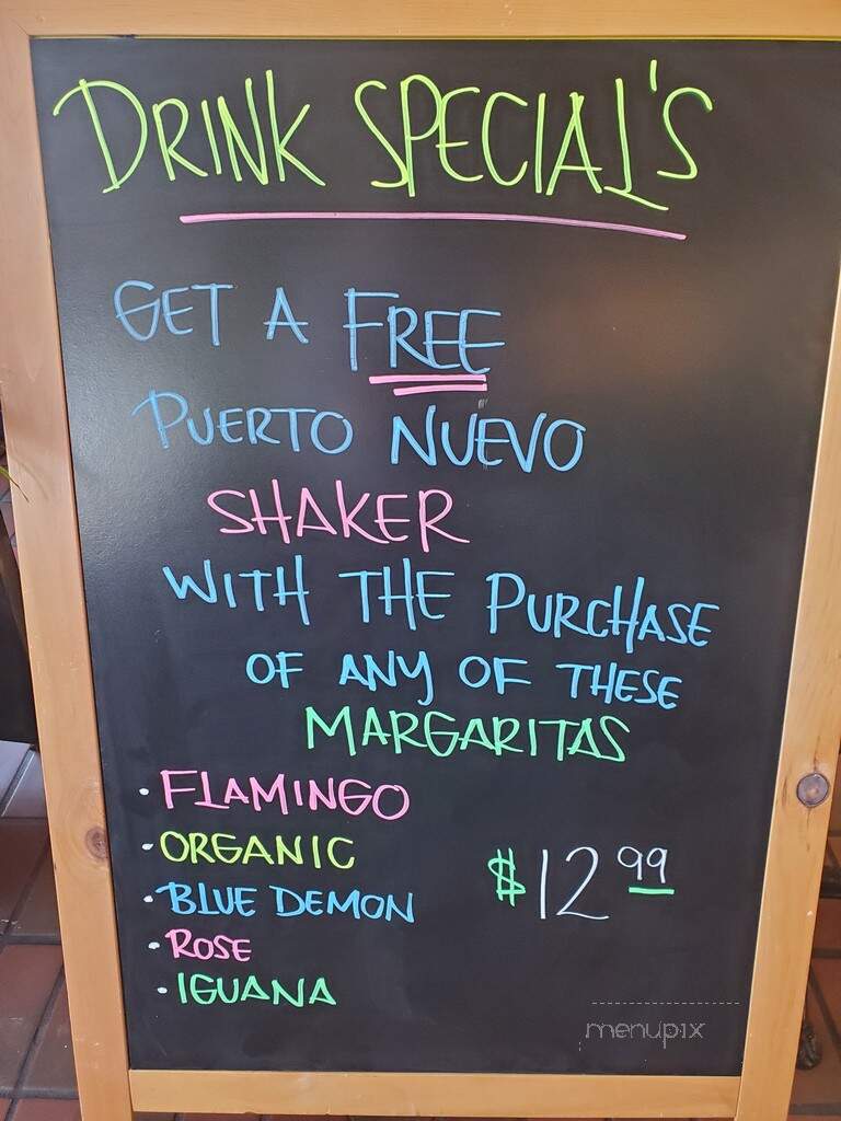 Puerto Nuevo Fresh Mex and Seafood - Abingdon, VA menu_pic
