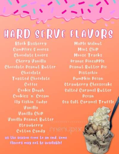 Meyer's Crazy Hollow Creamery - North Franklin, CT menu_pic