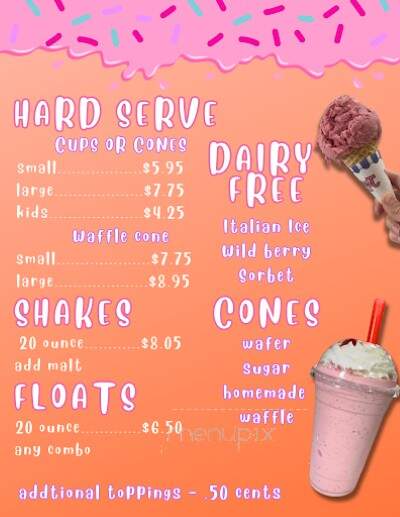 Meyer's Crazy Hollow Creamery - North Franklin, CT menu_pic