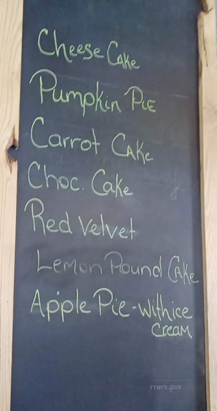 Hwy 5 Grub & Pub - Smyrna, SC menu_pic