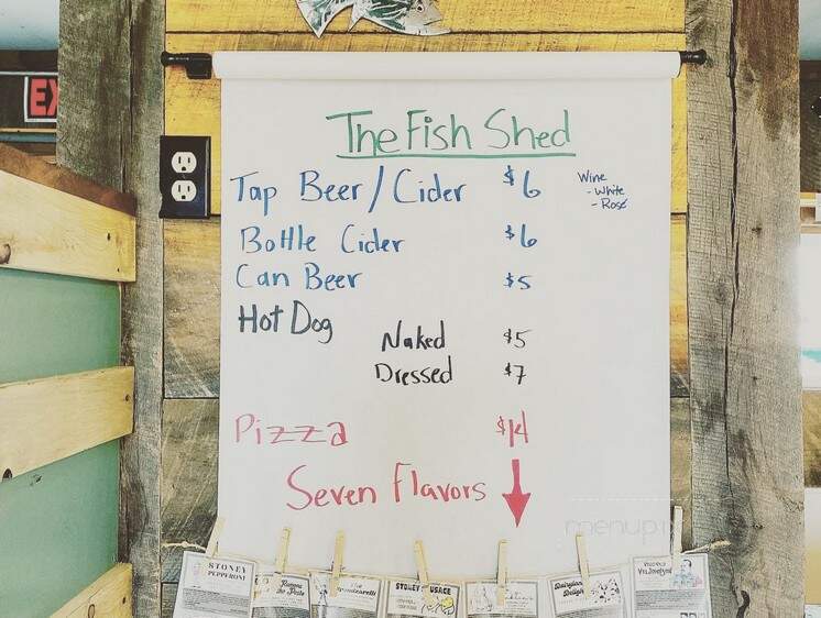 The Corny Fish Shed - Cornucopia, WI menu_pic