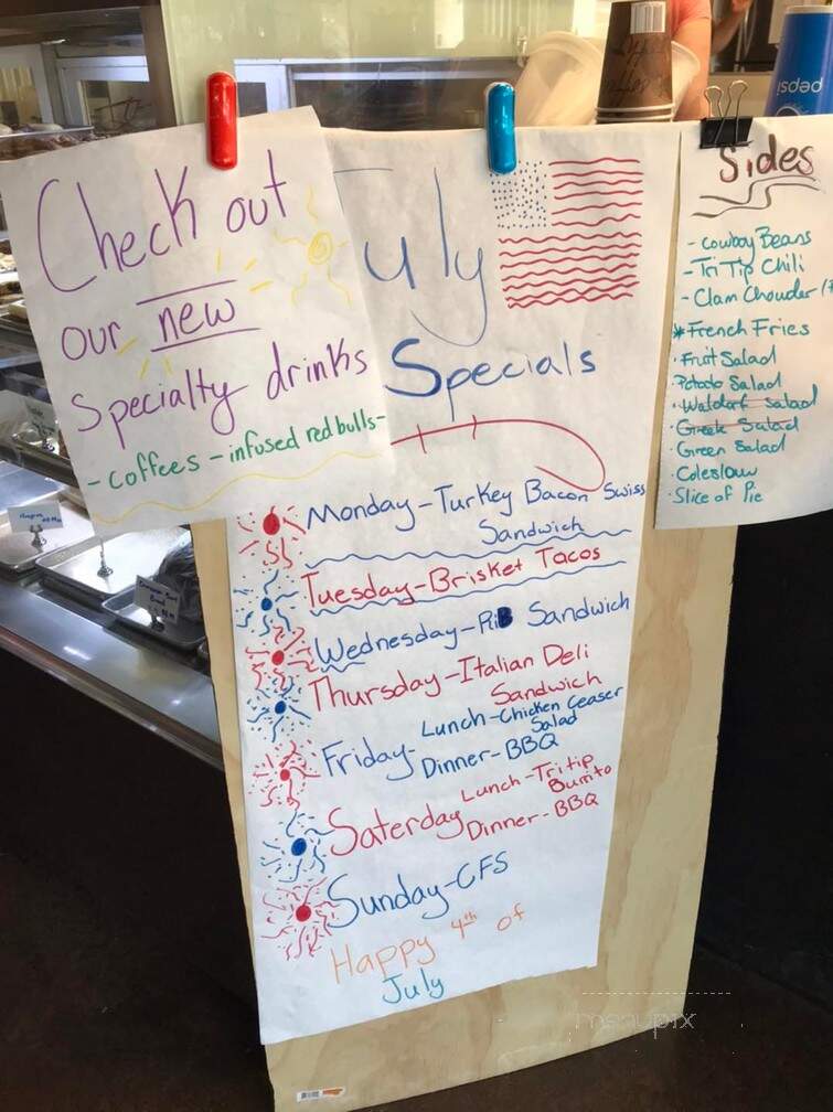 The Bottom Of the Barrel Bakery - Lakeview, OR menu_pic