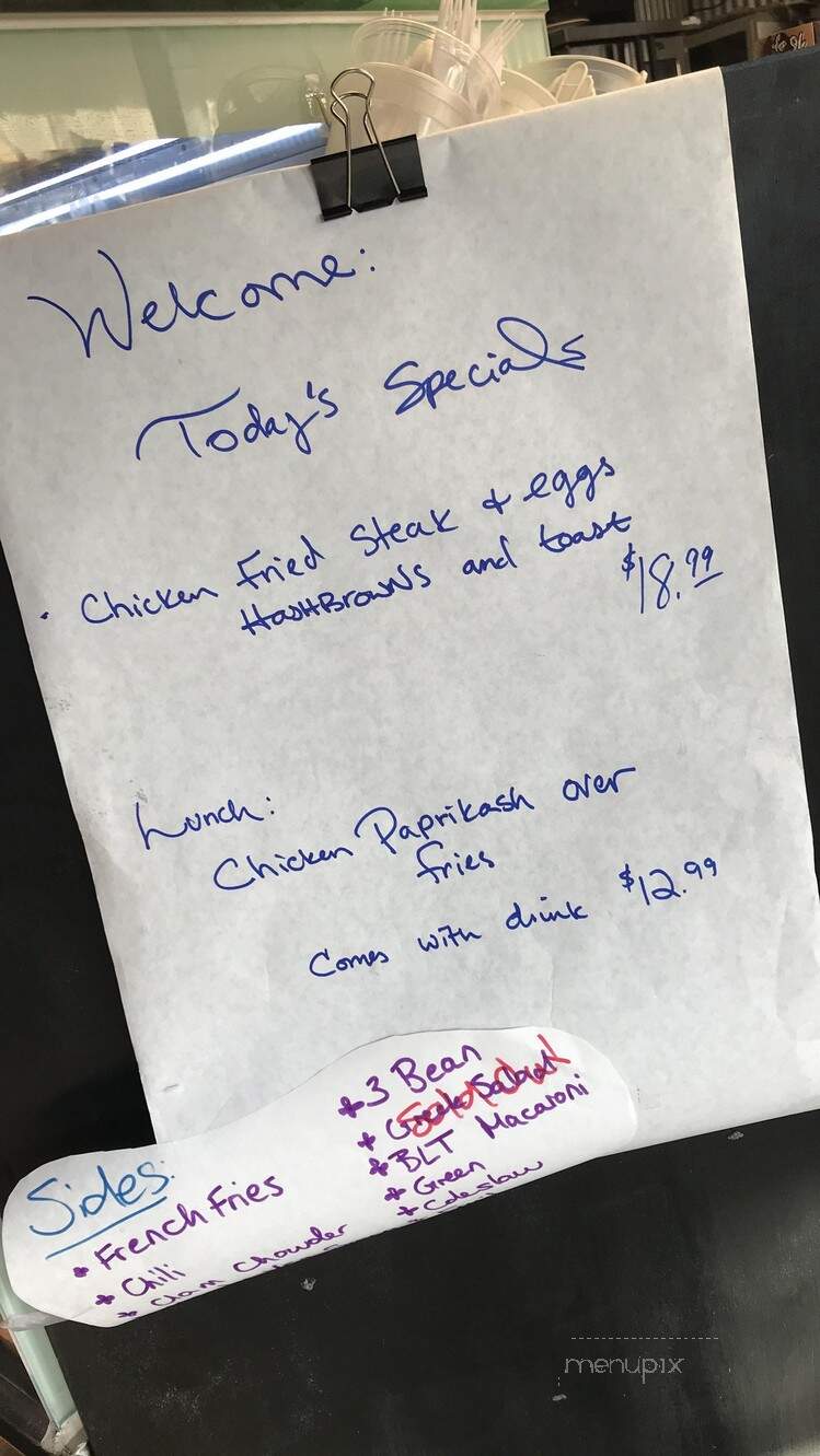 The Bottom Of the Barrel Bakery - Lakeview, OR menu_pic