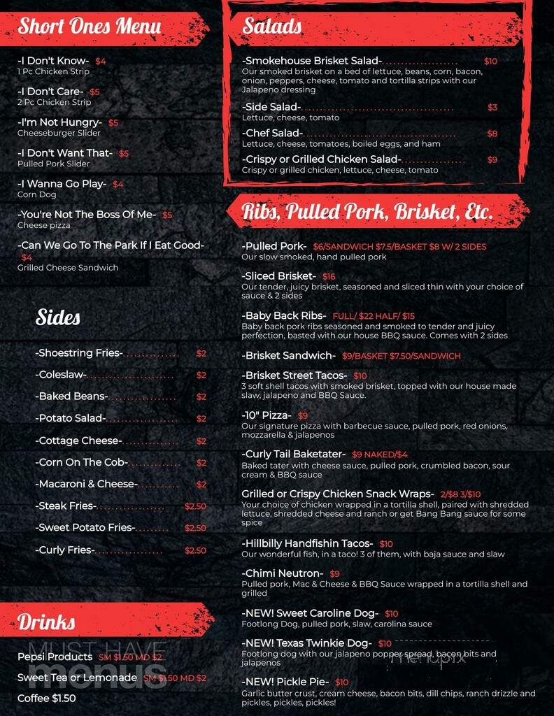 The Curly Tail - Flora, IL menu_pic