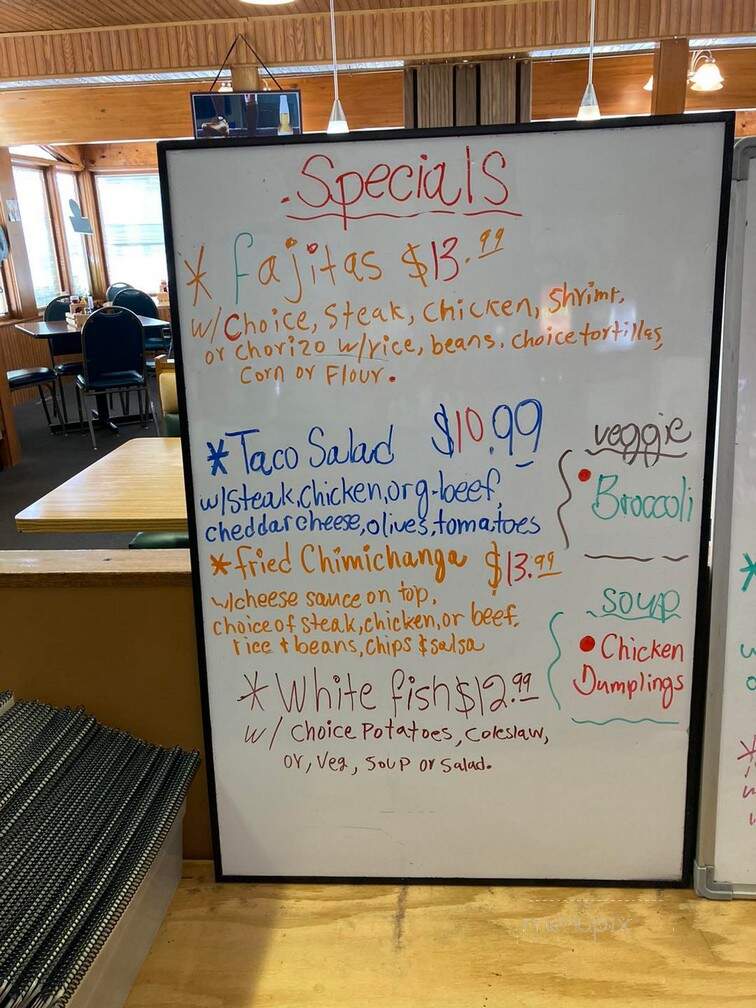 Time Square Cafe - South Whitley, IN menu_pic