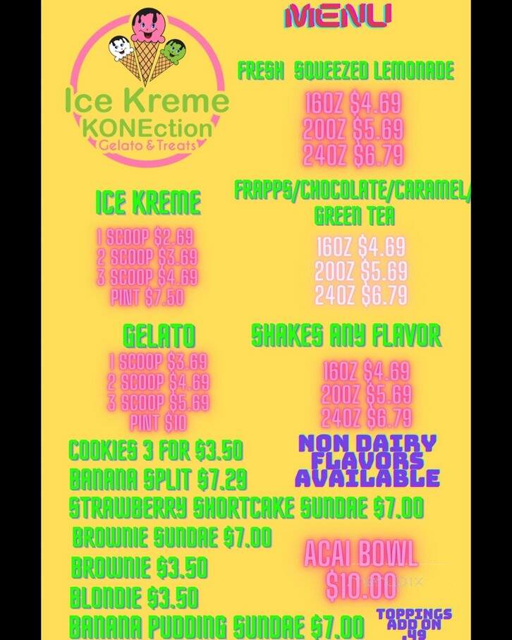 Ice Kreme KONEction - Mobile, AL