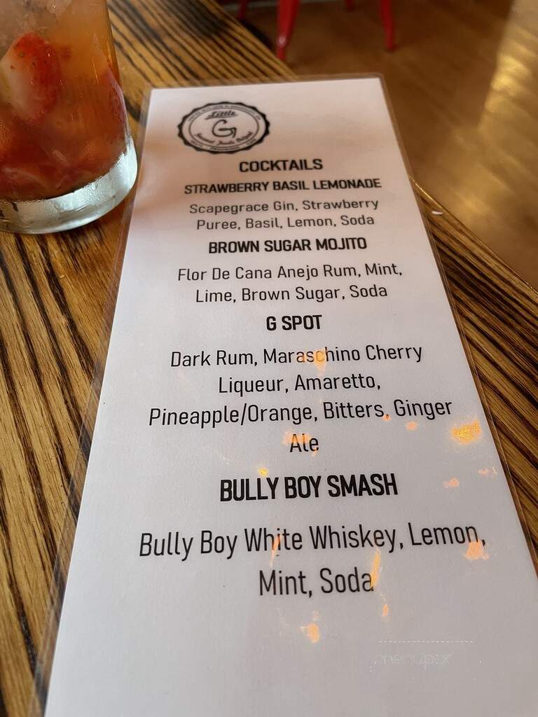 Little G - Swampscott, MA menu_pic