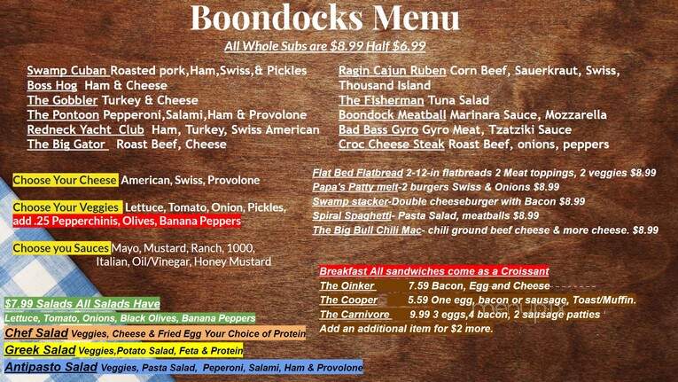 Boondocks Market & Deli - Floral City, FL