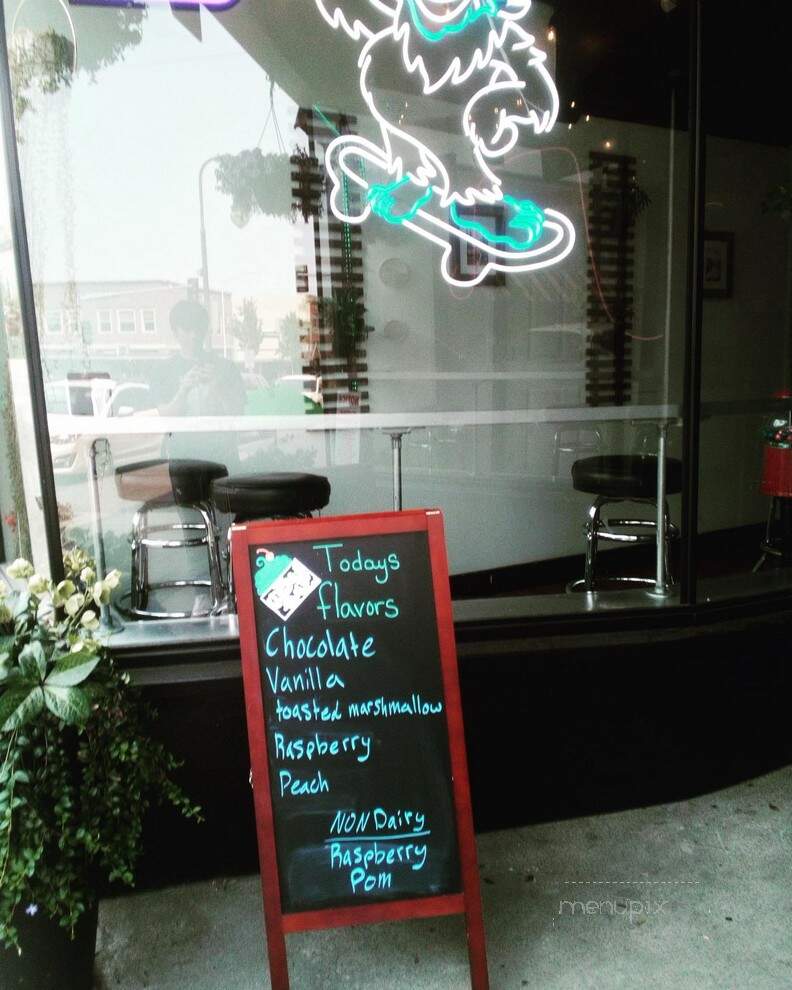 Fat Yeti Froyo - Port Angeles, WA menu_pic