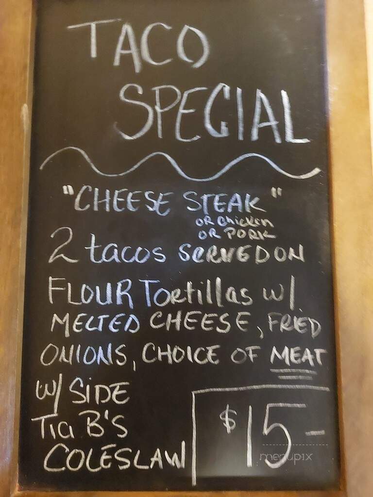 Tia B's Street Tacos - Glen Gardner, NJ menu_pic