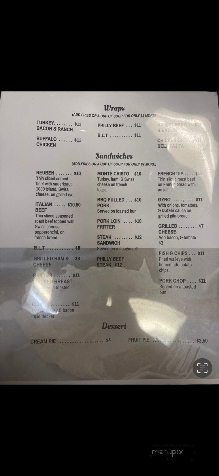 Hillsboro Garden Family Restaurant - Hillsboro, IL menu_pic