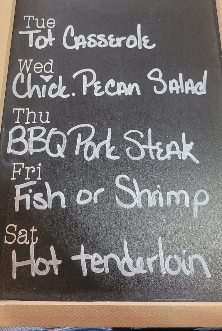 Christina's Place - Blackwater, MO menu_pic