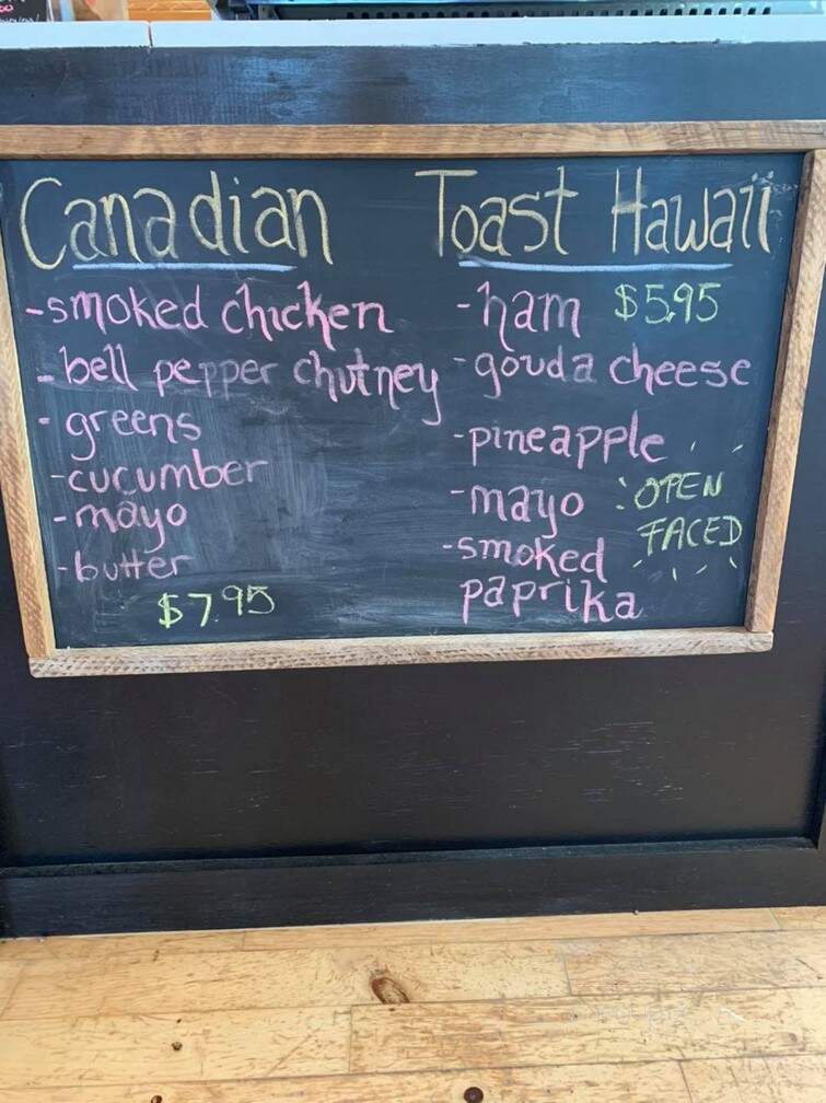 Black & White Cafe and Bakery - Saint Peters Bay, PE menu_pic
