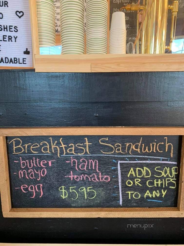 Black & White Cafe and Bakery - Saint Peters Bay, PE menu_pic