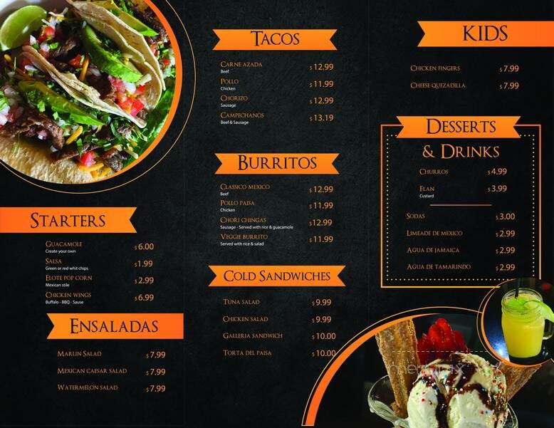 Mariscos Marlin - Red Bank, NJ menu_pic