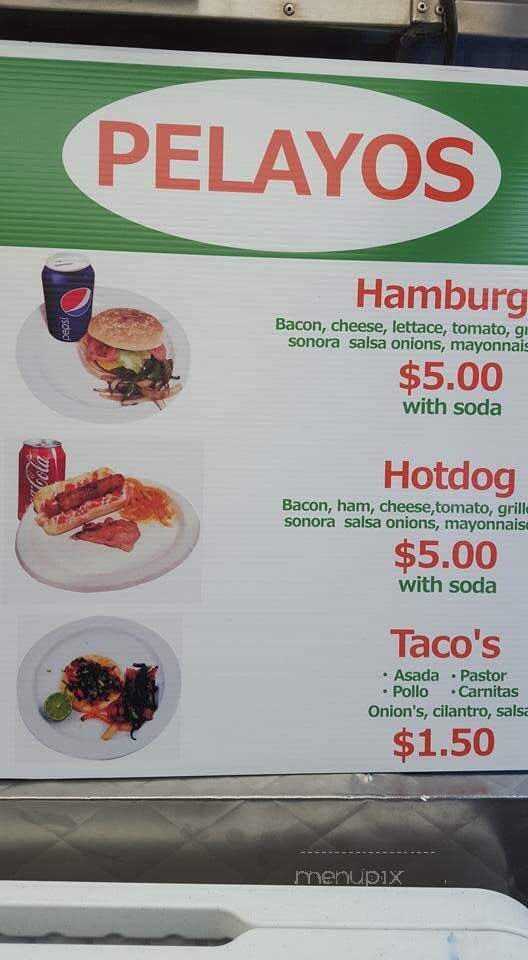 Taqueria Pelayos - Warrenton, OR menu_pic