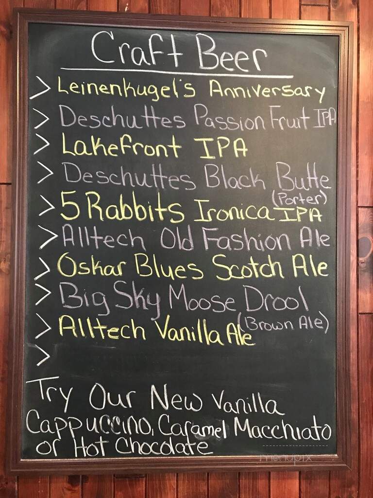 Timber Haven Bar and Grill - Polar, WI menu_pic