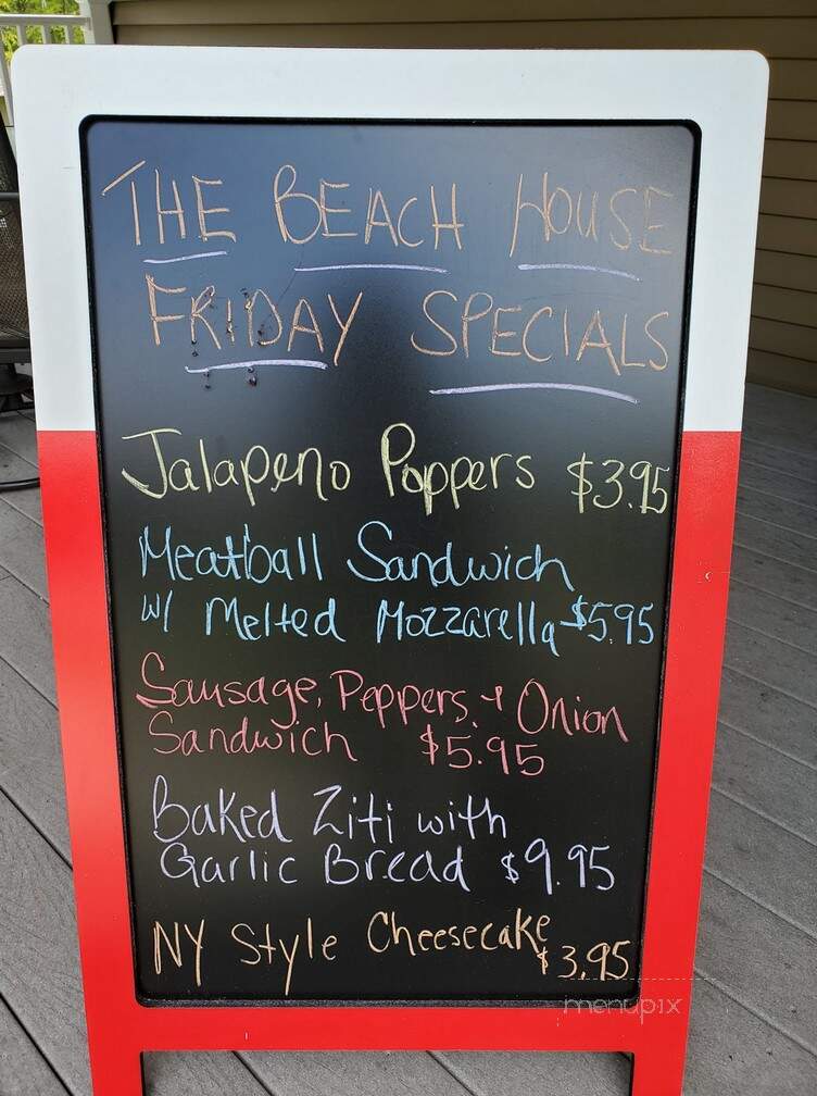 Fawn Lake Beach House - Hawley, PA menu_pic