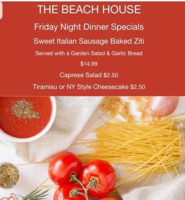 Fawn Lake Beach House - Hawley, PA menu_pic