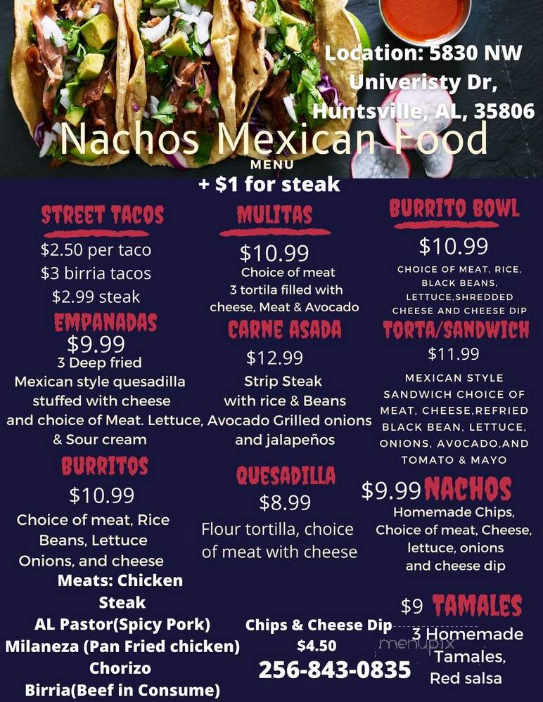 Nacho's Mexican Food Truck - Huntsville, AL