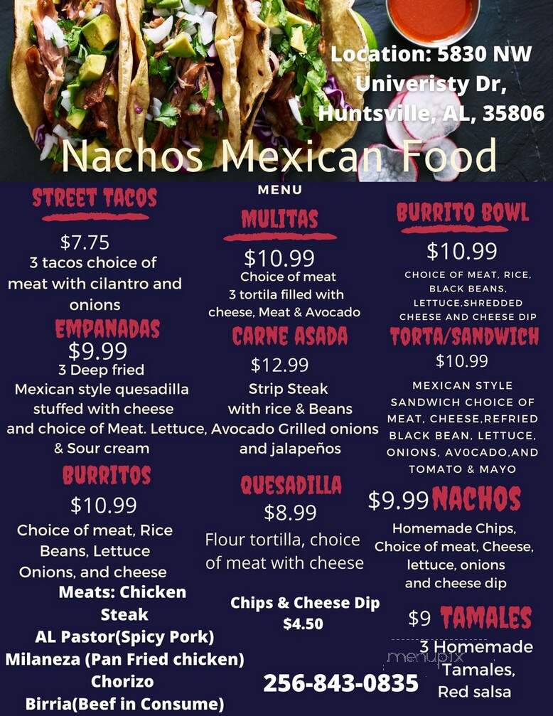 Nacho's Mexican Food Truck - Huntsville, AL