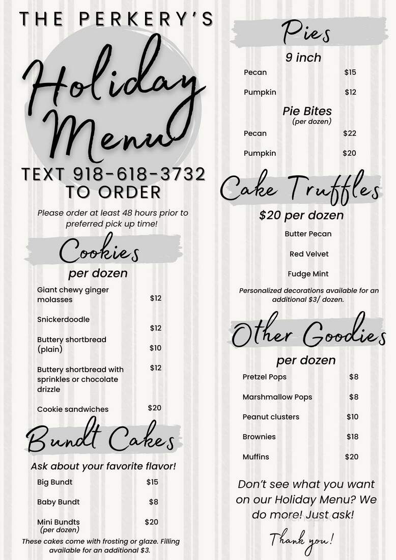 Checotah Perk - Checotah, OK menu_pic