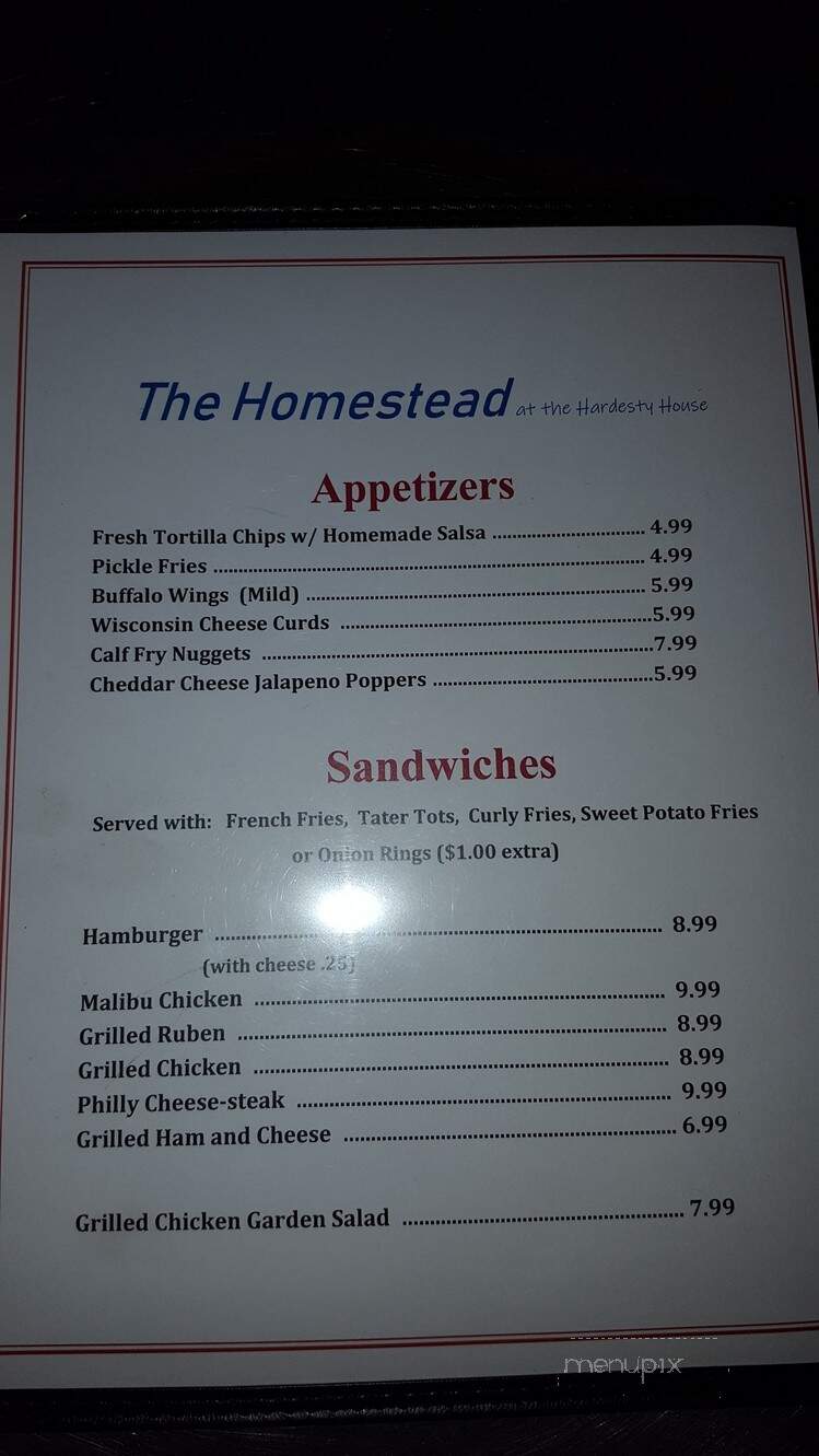 Cup & Mugs - Ashland, KS menu_pic