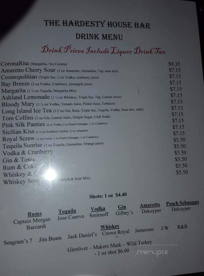 Cup & Mugs - Ashland, KS menu_pic
