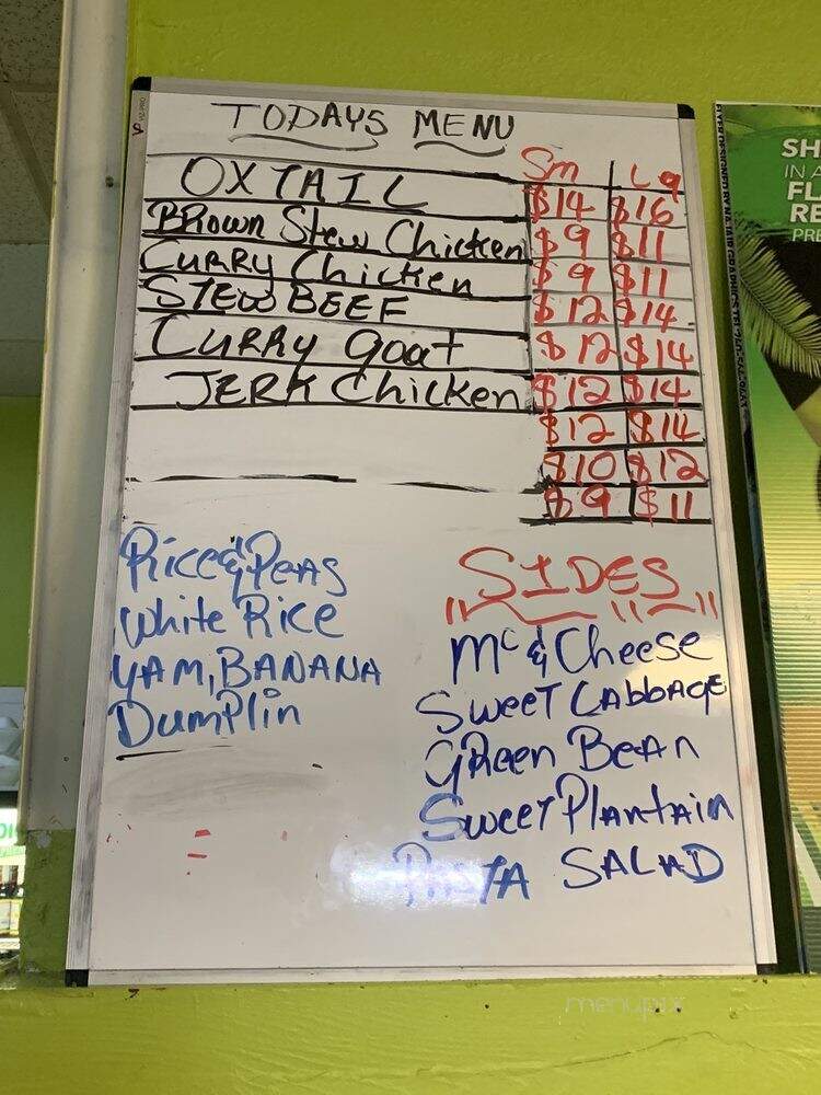 Flavors 27 - South Bay, FL menu_pic