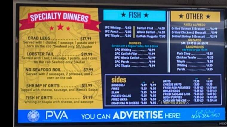 Solomon Street Seafood and Chicken - Griffin, GA menu_pic