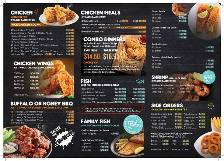 Fried Master - Homer Glen, IL menu_pic