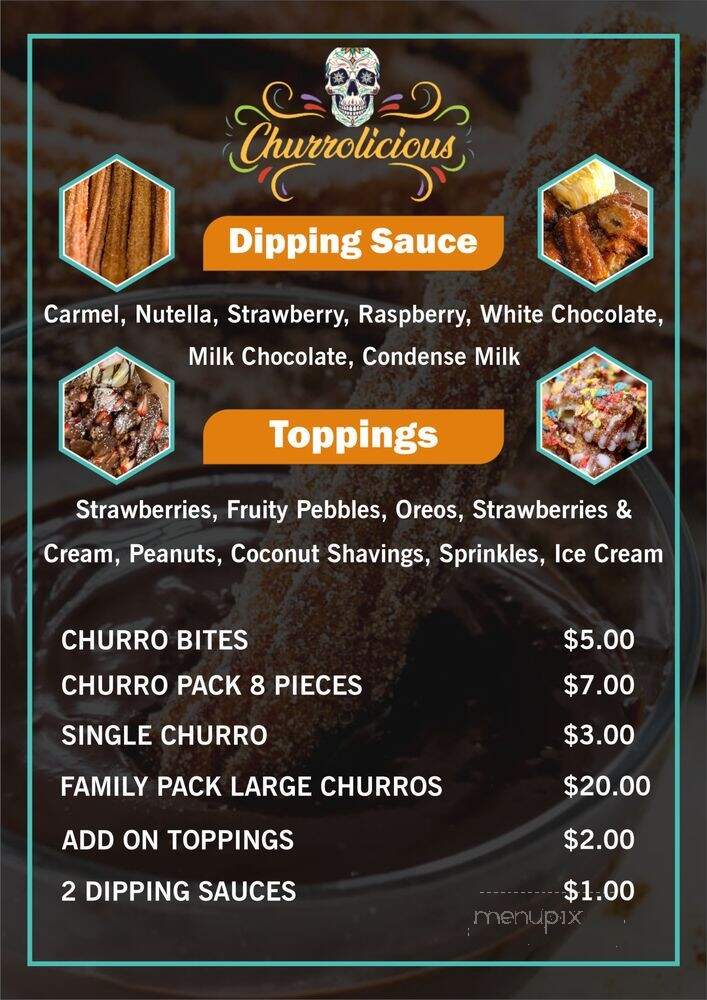 Churrolicious - Arizona City, AZ menu_pic